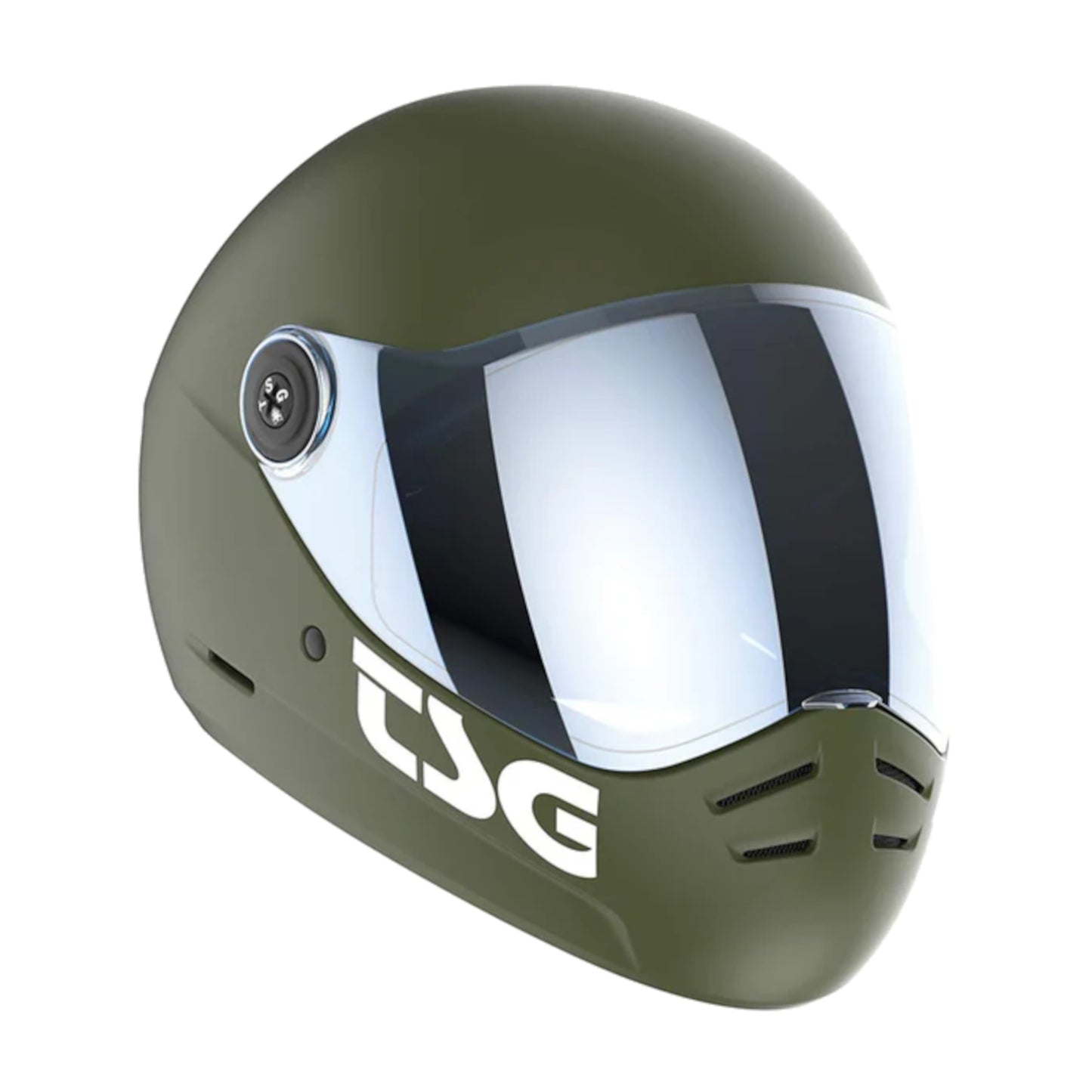 TSG PASS 2.0 ķivere Olive, Red un Black krāsas
