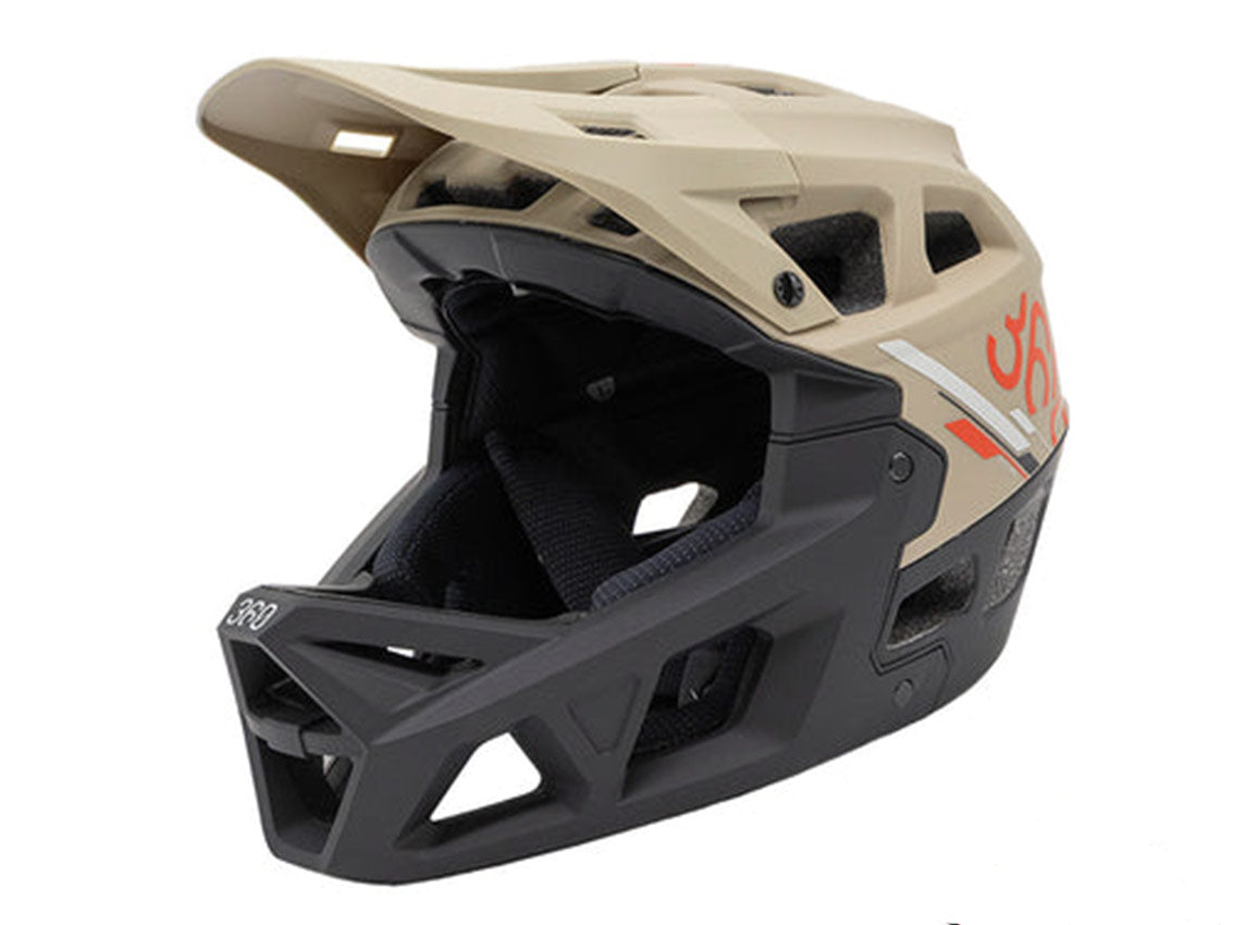 eRIDER360 Integra Sport sand beige/Black pilnsejas ķivere