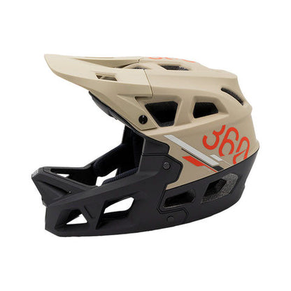 eRIDER360 Integra Sport sand beige/Black pilnsejas ķivere
